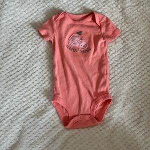 Perfect Pair Onsie. Girl. 3-6 months.